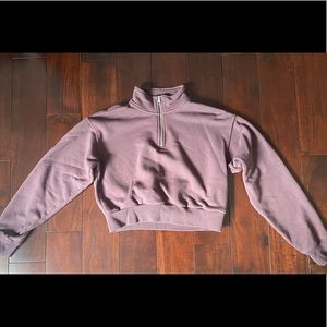Aritzia Cropped Quarter Zip